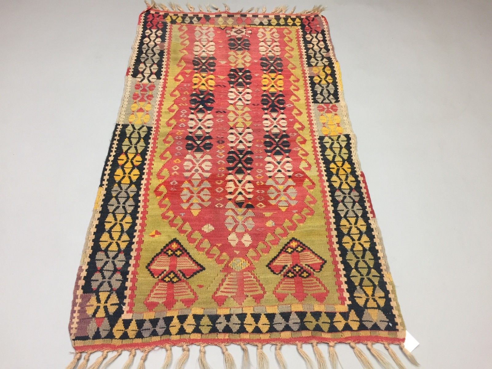 Antique Turkish Kilim Rug shabby vintage old wool country home Kelim 150x88cm Antiques:Carpets & Rugs kilimshop.myshopify.com