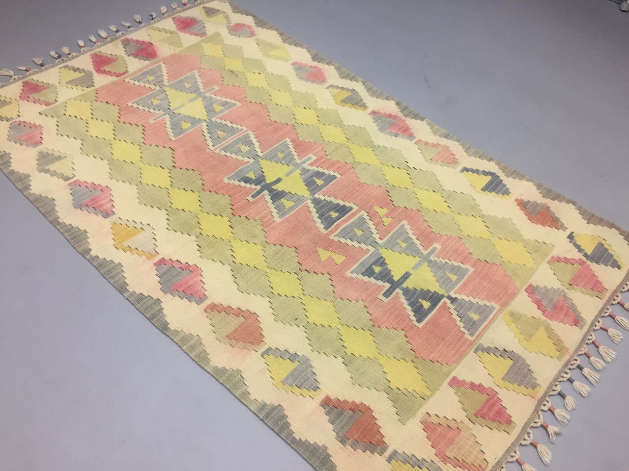 Vintage Turkish Kilim Kelim Rug shabby wool, country home, boho 177x110cm medium Antiques:Carpets & Rugs kilimshop.myshopify.com