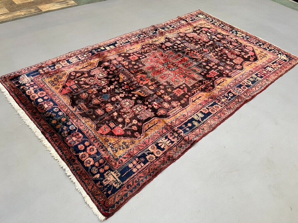 Vintage Traditional Persian Rug Wool Oriental HandMade Rug 298x166 cm