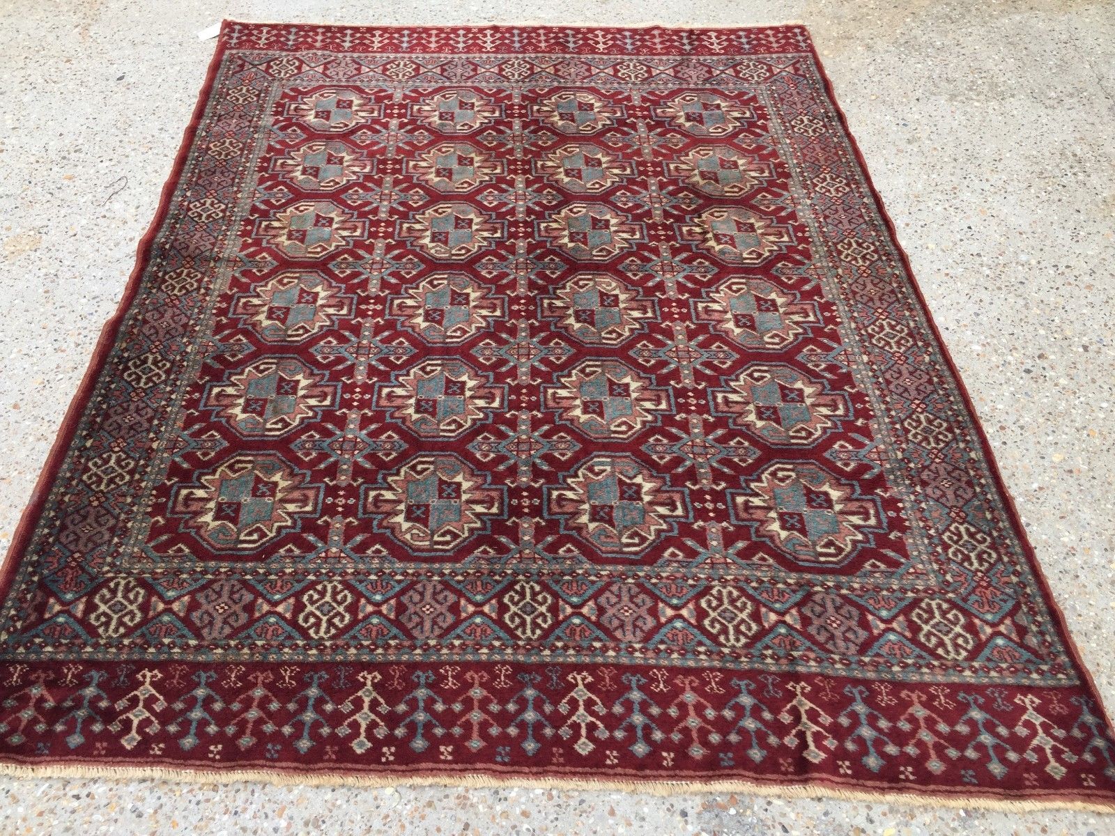 Turkish Vintage double sided Rug vegetable dye 175x132cm Persian Tribal boho old Antiques:Carpets & Rugs kilimshop.myshopify.com
