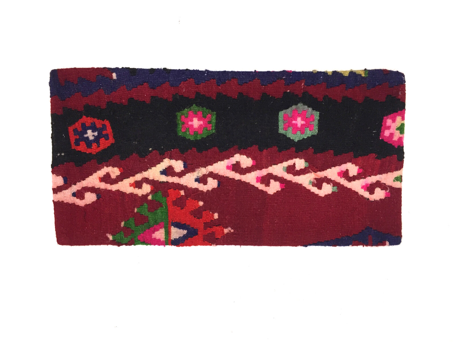 Kilim Pillow Cover 30x60 cm Meditation Bench Cushion Tapis Kelim Teppich Boho