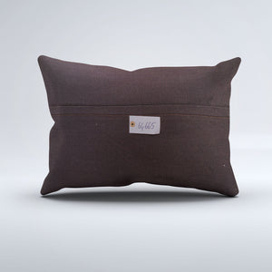 Vintage Turkish Kilim Cushion Cover 60x40 cm Wool Kelim Pillowcase 64665