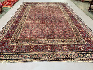 Antique Tribal Rug 470x313 cm Wool Oriental Hand Made Carpet