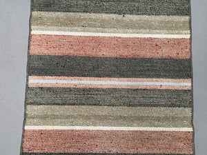 Old Turkish narrow Kilim Runner 218x47 cm shabby chic, vintage kelim