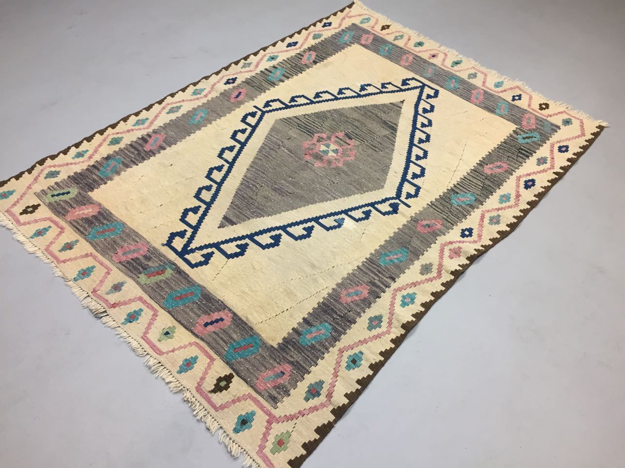 Vintage Turkish Kilim Kelim Rug shabby wool, country home, boho 170x128cm medium Antiques:Carpets & Rugs kilimshop.myshopify.com