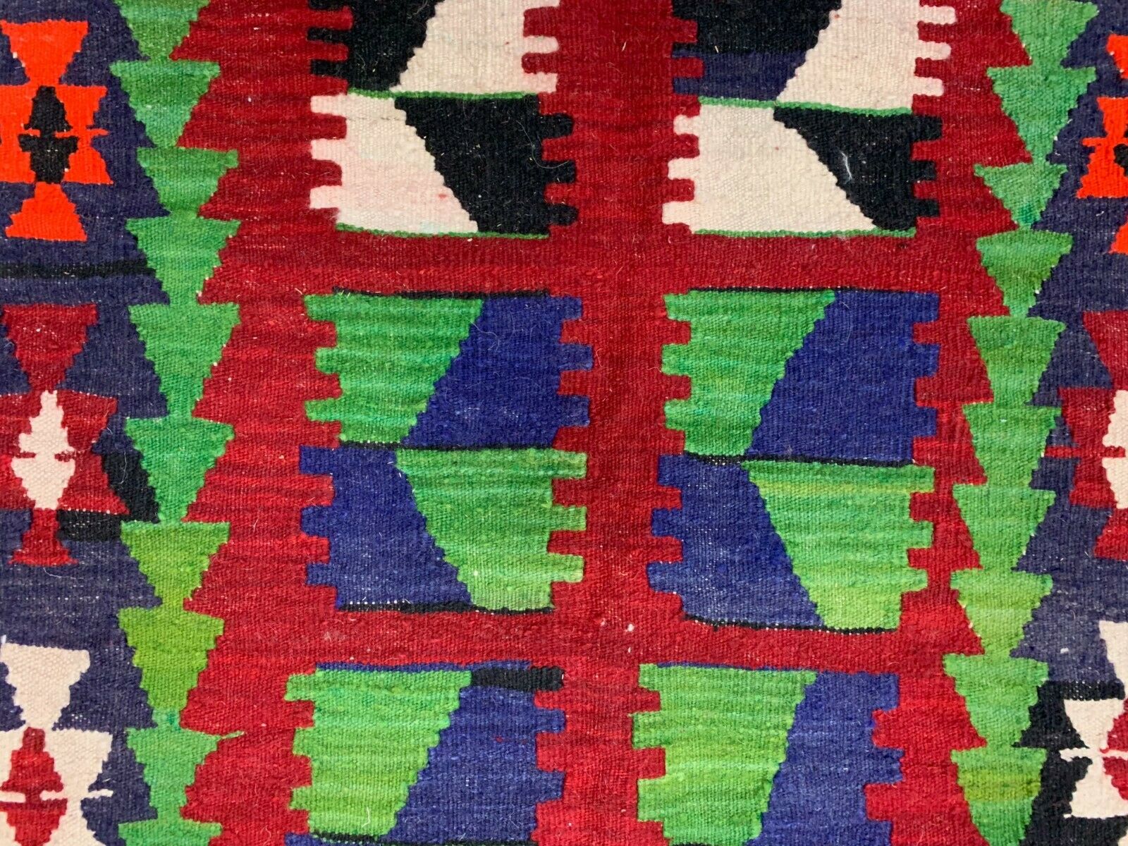Vintage Turkish Kilim 112x72 cm Kelim Rug shabby, rare square, boho small Antiques:Carpets & Rugs kilimshop.myshopify.com