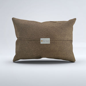 Vintage Turkish Kilim Cushion Cover 60x40 cm Square Wool Kelim Pillowcase 64710
