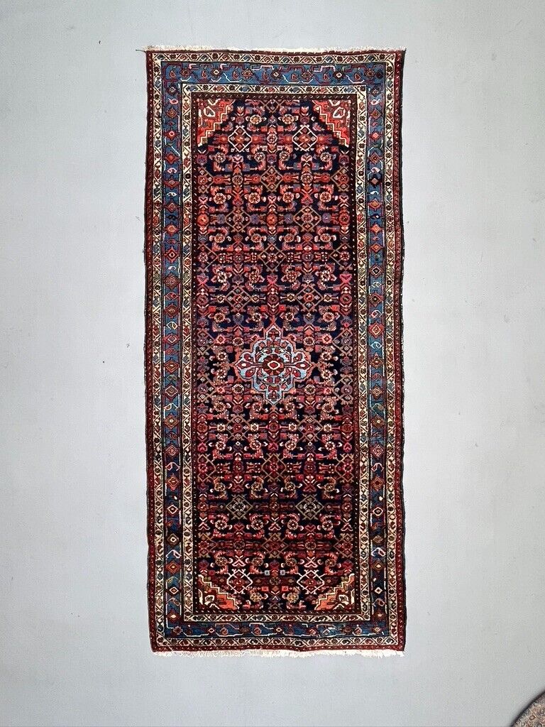 Vintage Persian Malayer Rug 289x123 cm, medium, Tribal Oriental Carpet