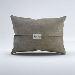 Vintage Turkish Kilim Cushion Cover 60x40 cm Square Wool Kelim Pillowcase 64709