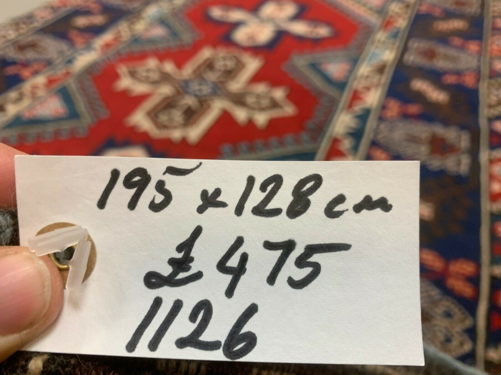 Vintage Turkish Tribal Rug veg dye 195x128 cm Turkish Carpet kilimshop.myshopify.com