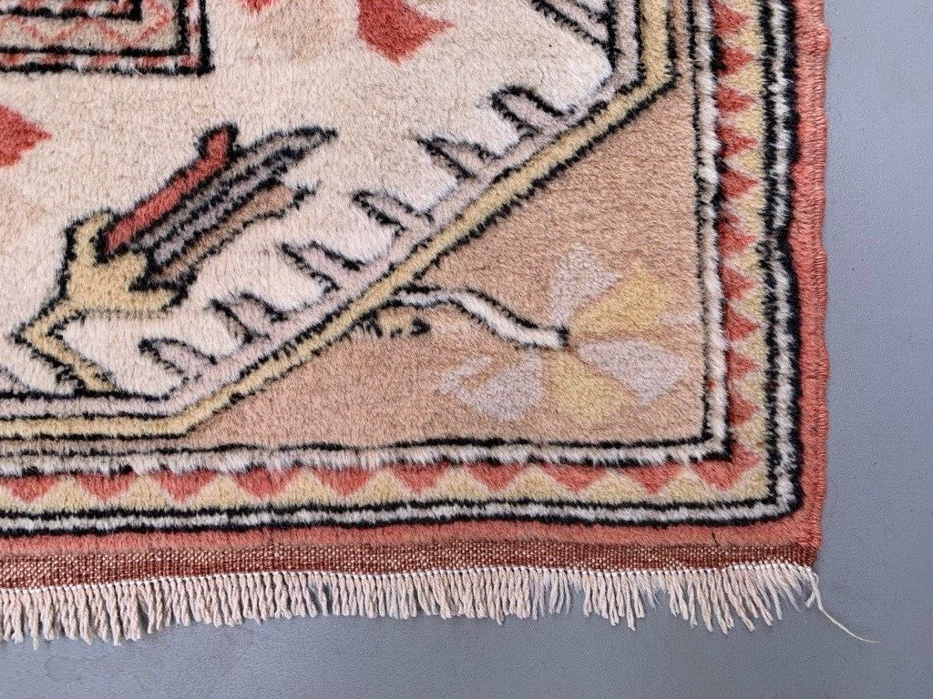 Old Turkish Milas Rug 300x200 cm old vintage carpet Ushak Region Large
