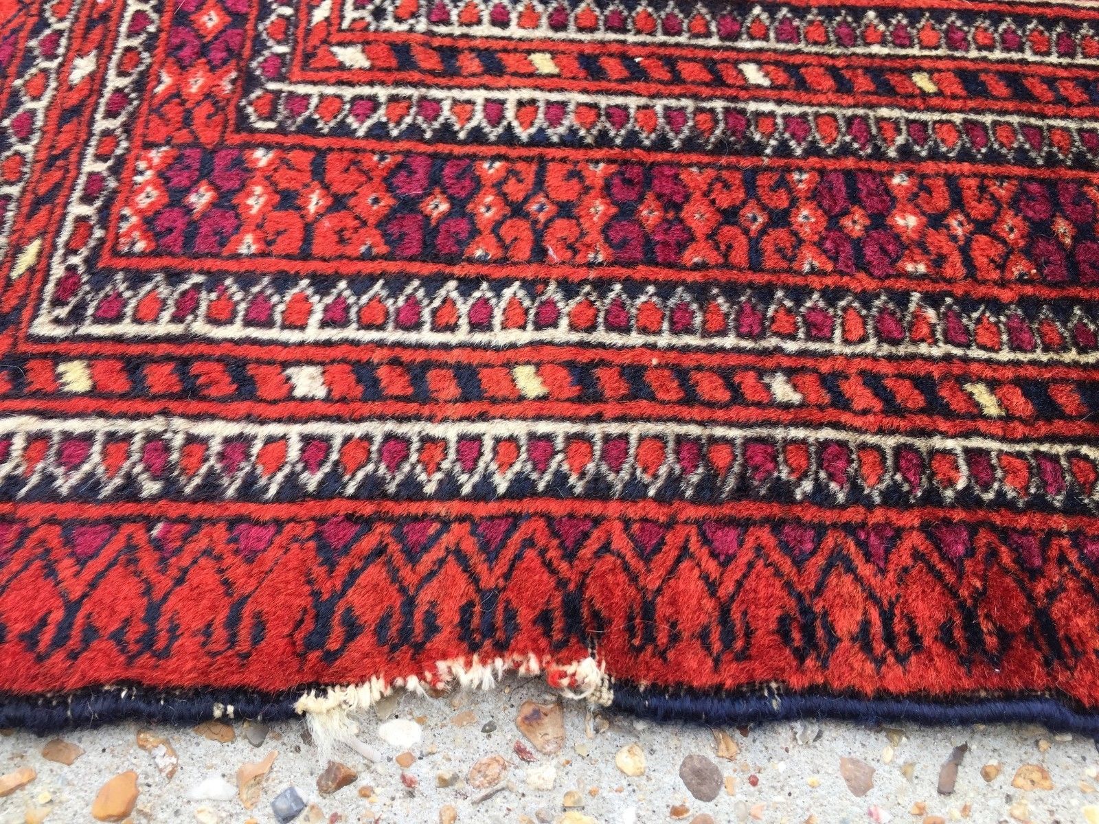 Antique Vintage Traditional Turkoman Rug Oriental Hand Made Rug 184x124cm boho Antiques:Carpets & Rugs kilimshop.myshopify.com