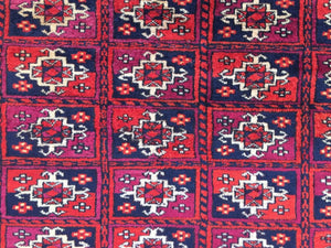 Antique Vintage Traditional Turkoman Rug Oriental Hand Made Rug 180x122cm boho Antiques:Carpets & Rugs kilimshop.myshopify.com