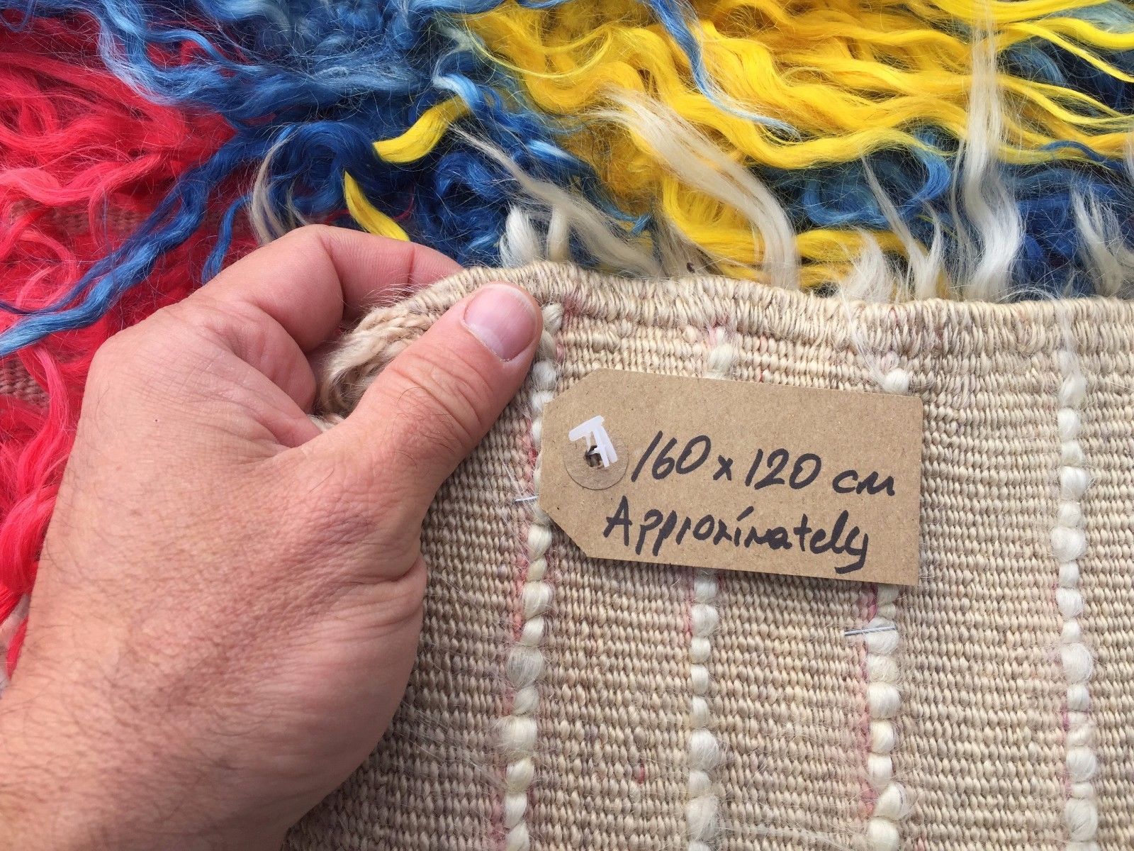 Antique Turkish Shabby Wool Rug 160x120cm country house chic, shaggy, shag pile Antiques:Carpets & Rugs kilimshop.myshopify.com