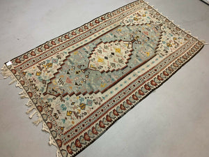 Vintage Turkish Kilim 205x120 cm shabby, country home, boho Old Kelim Rug medium Antiques:Carpets & Rugs kilimshop.myshopify.com