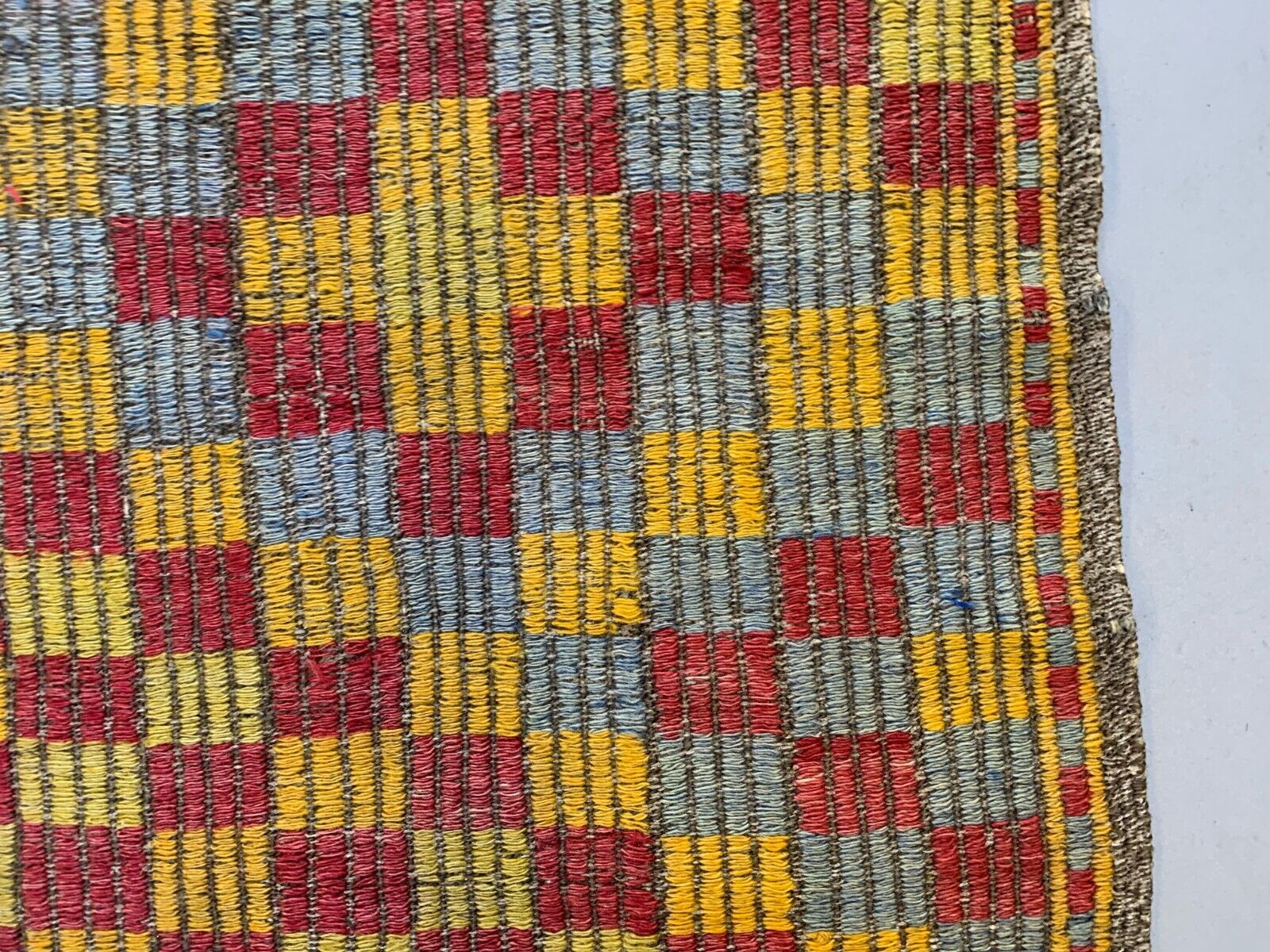 Large Vintage Turkish Kilim Rug 300x170 cm Wool Jajim Kelim