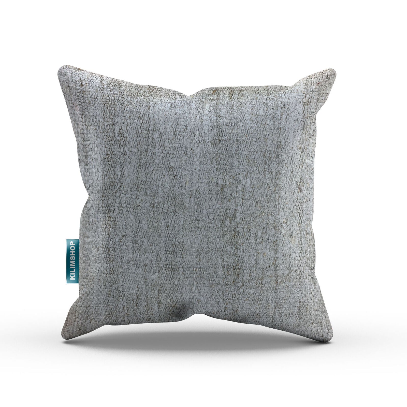 Vintage Kilim Cushion Cover 40x40 cm Square Wool Kelim Pillow Moroccan Decor