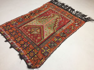 Antique Turkish Moroccan Kilim Rug shabby vintage wool Kelim 148x105cm medium Antiques:Carpets & Rugs kilimshop.myshopify.com