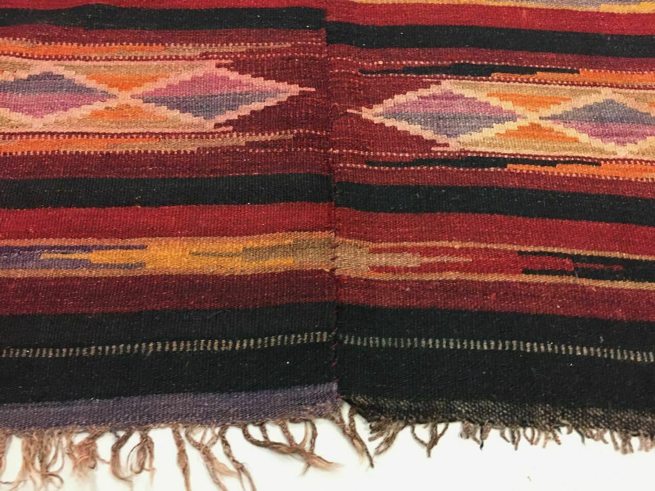 Antique Turkish Kilim Rug shabby vintage, boho old wool Kelim 345x170 cm Large Antiques:Carpets & Rugs kilimshop.myshopify.com