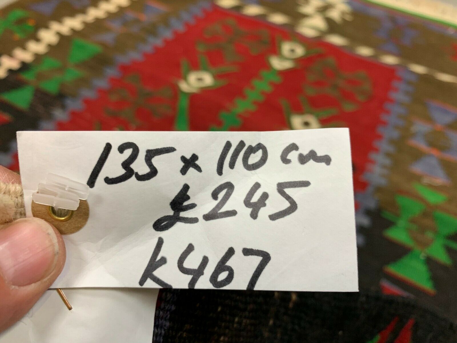 Traditional Turkish Kilim Rug shabby vintage wool Boho Kelim 135x110 cm Small Antiques:Carpets & Rugs kilimshop.myshopify.com