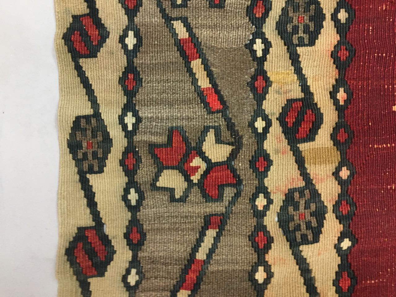 Vintage Turkish Kilim Kelim Rug shabby chic wool,Moroccan boho 250x135cm Large Antiques:Carpets & Rugs kilimshop.myshopify.com