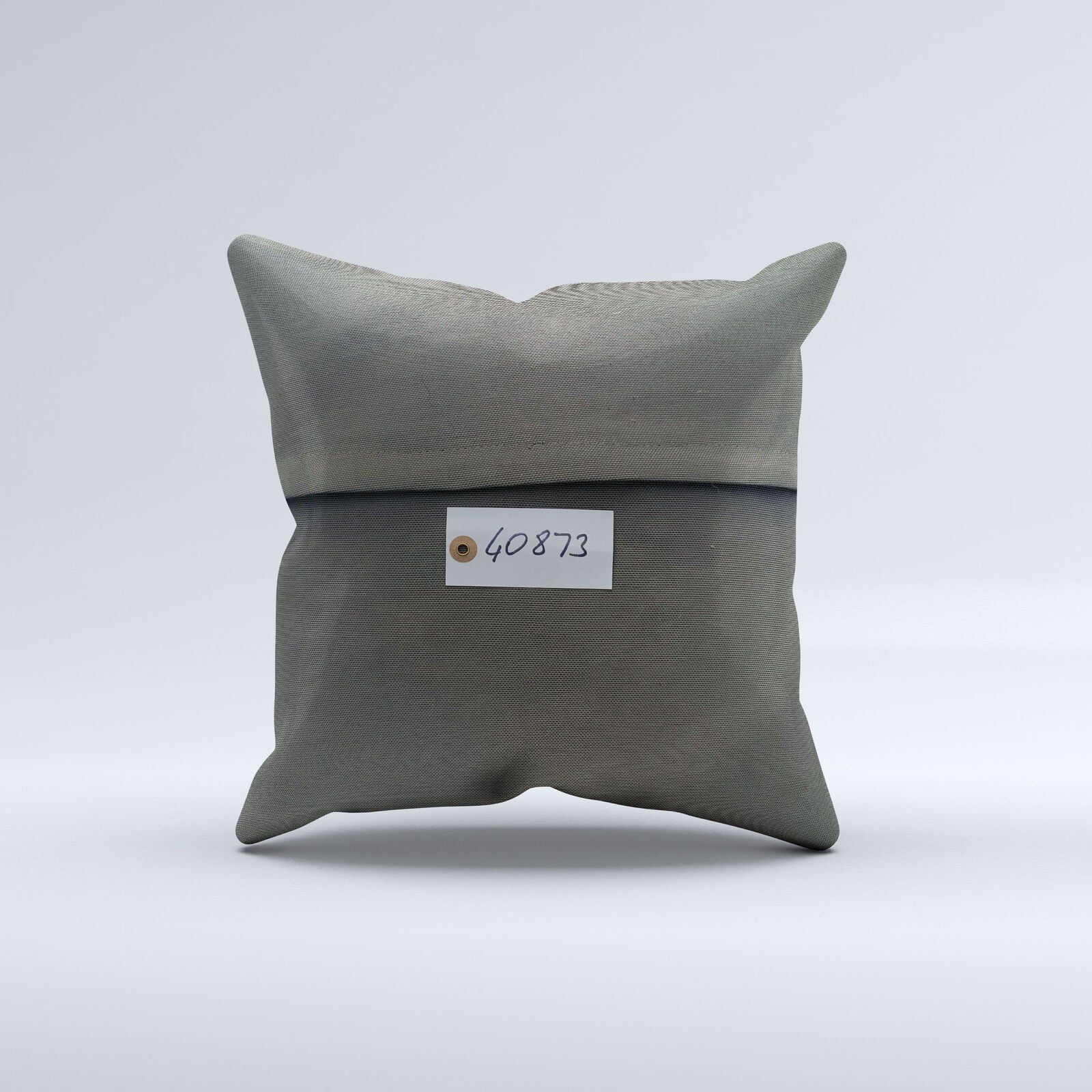 Vintage Turkish Kilim Cushion Cover 40x40 cm Square Wool Kelim Pillowcase  40873