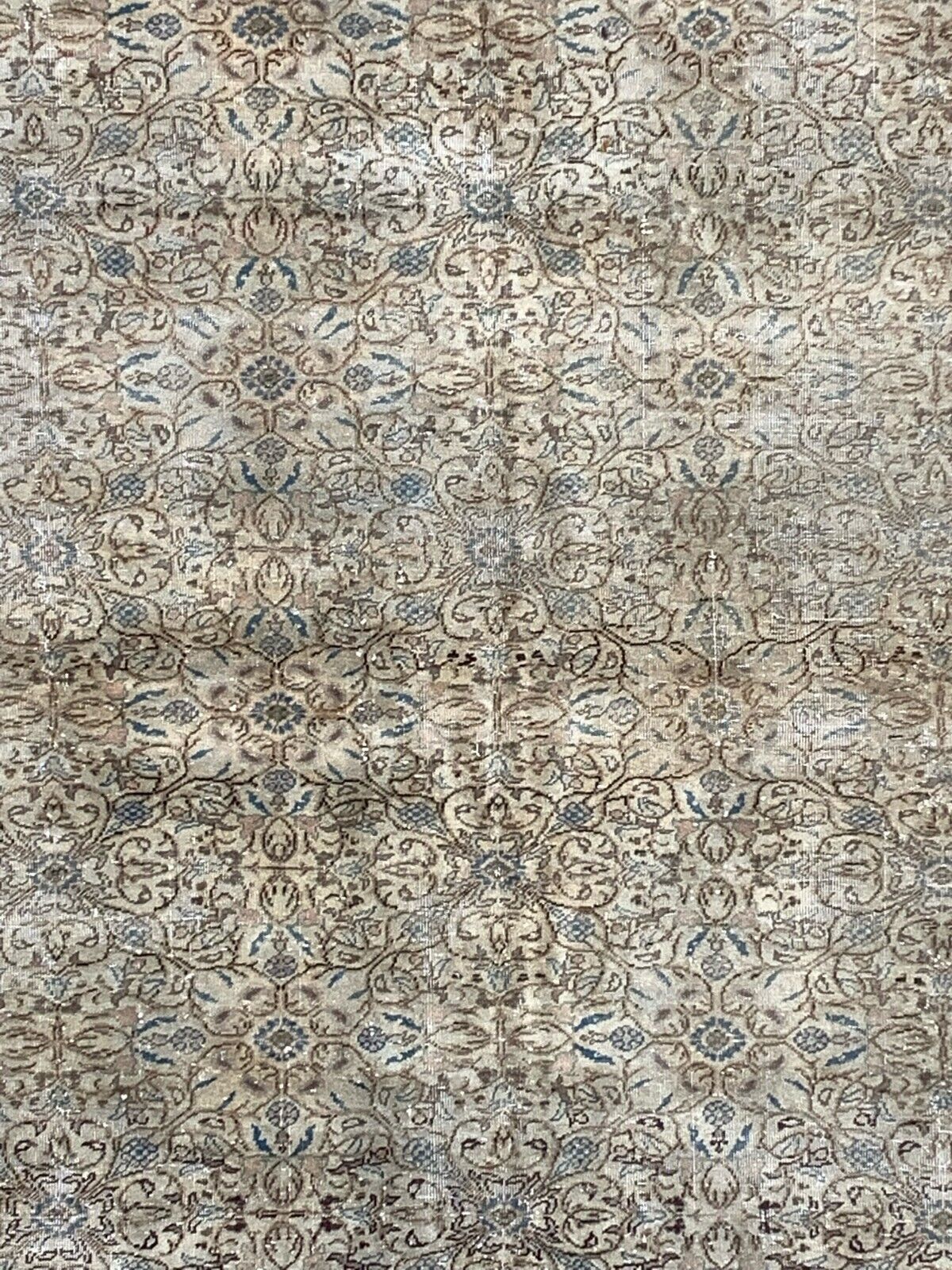 Vintage Turkish Rug 292x190 cm, Tribal Wool Carpet Large