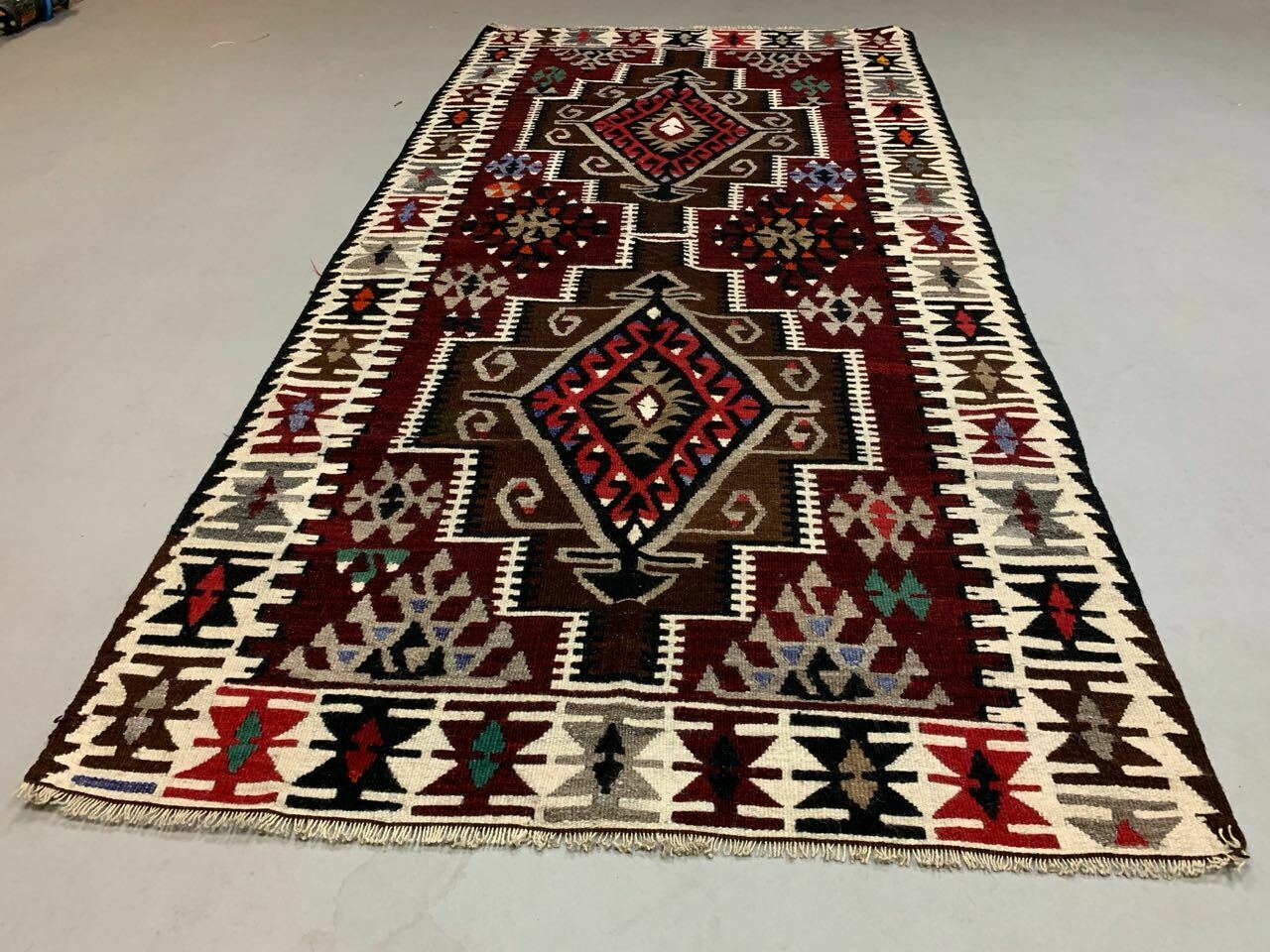 Vintage Turkish Kilim Kelim Rug shabby, country home, boho 230x113 cm medium Antiques:Carpets & Rugs kilimshop.myshopify.com
