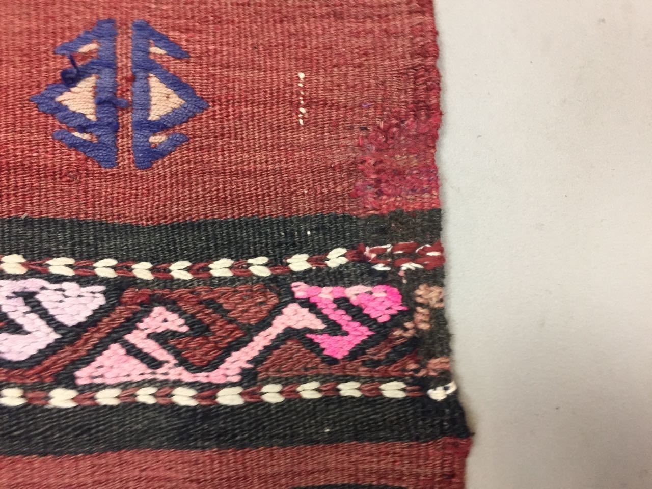 Vintage Turkish Moroccan Kilim Rug Kelim shabby chic old wool 188x120cm Medium Antiques:Carpets & Rugs kilimshop.myshopify.com