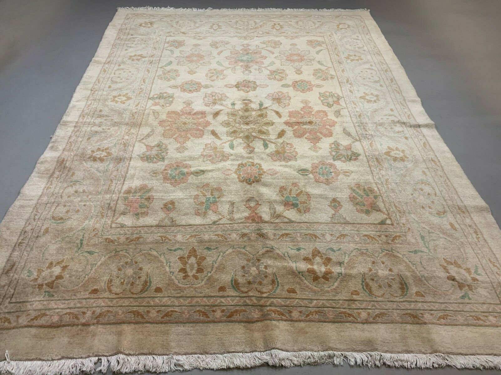 Sultanabad Carpet 300x218 cm Handmade Wool Chobi Rug Natural Dyes kilimshop.myshopify.com