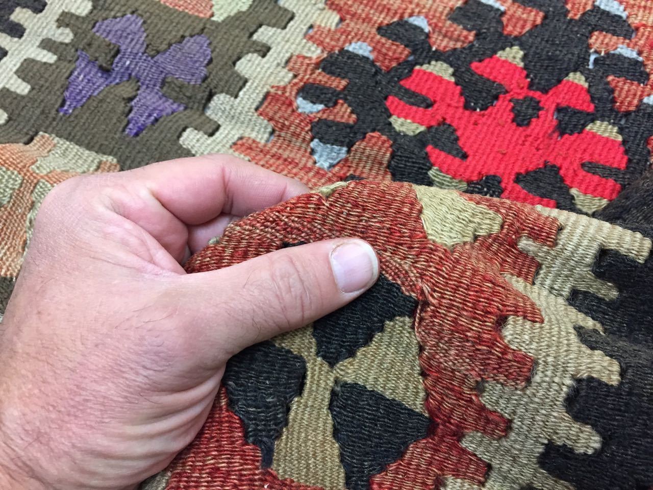 Traditional Turkish Kilim Rug shabby vintage wool country home Kelim 110x72cm Antiques:Carpets & Rugs kilimshop.myshopify.com