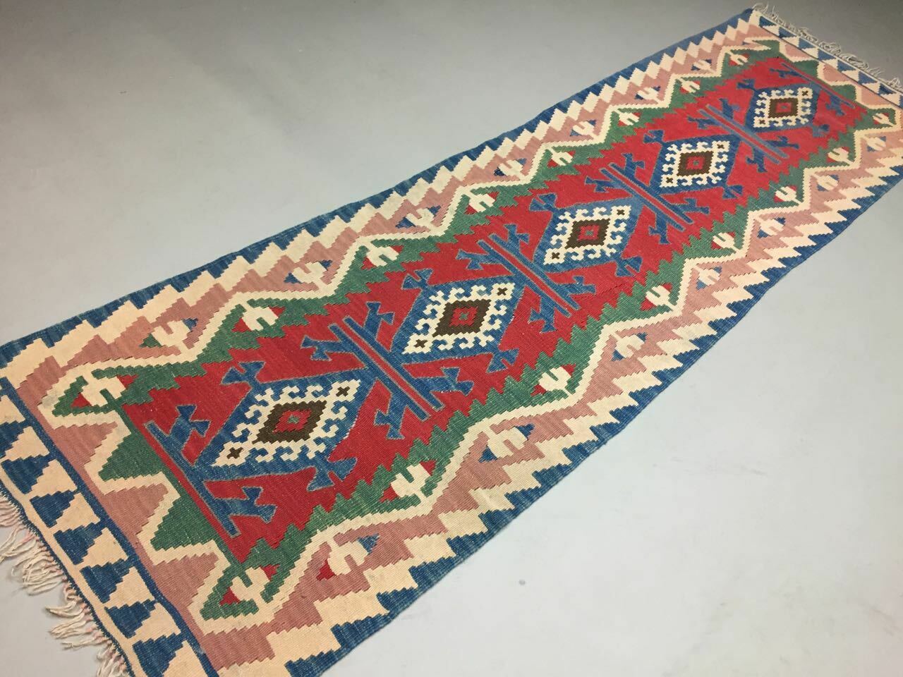 Tribal Turkish Kilim Rug Runner 262x75 cm shabby vintage old  Kelim rug Antiques:Carpets & Rugs kilimshop.myshopify.com