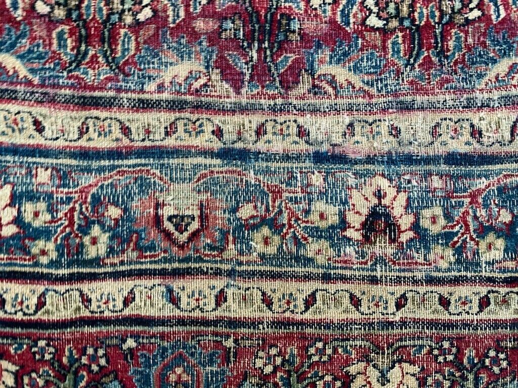 Antique Tribal Rug 470x313 cm Wool Oriental Hand Made Carpet