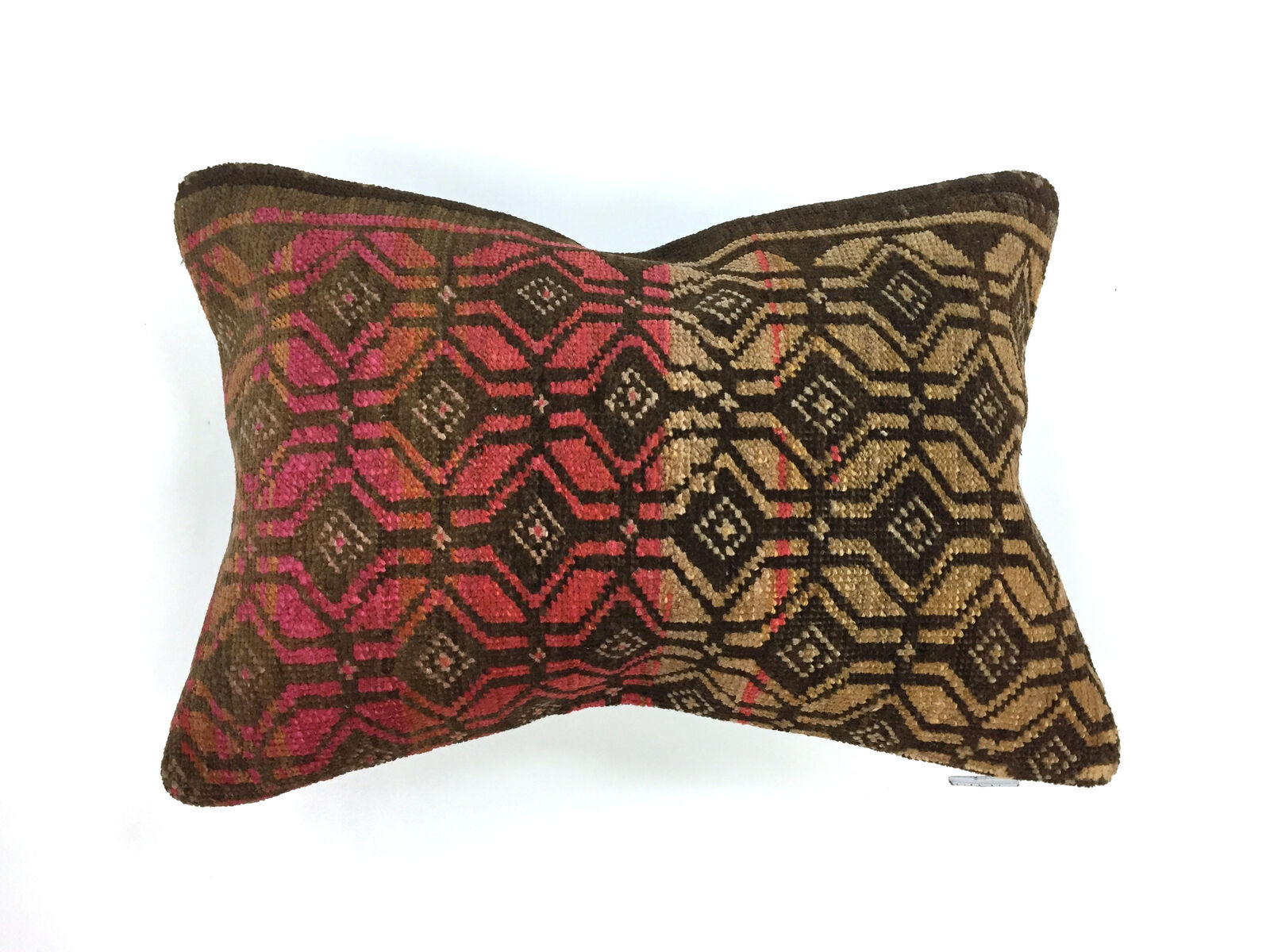 Handmade Carpet Cushion Cover Carpet Pillow 60x40 cm Turkish Moroccan Distressed Home, Furniture & DIY:Home Decor:Cushions kilimshop.myshopify.com