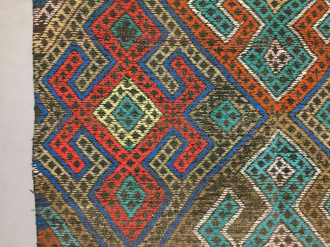 Vintage Turkish Kilim Kelim Rug shabby wool, country home boho 252x153 cm Large Antiques:Carpets & Rugs kilimshop.myshopify.com