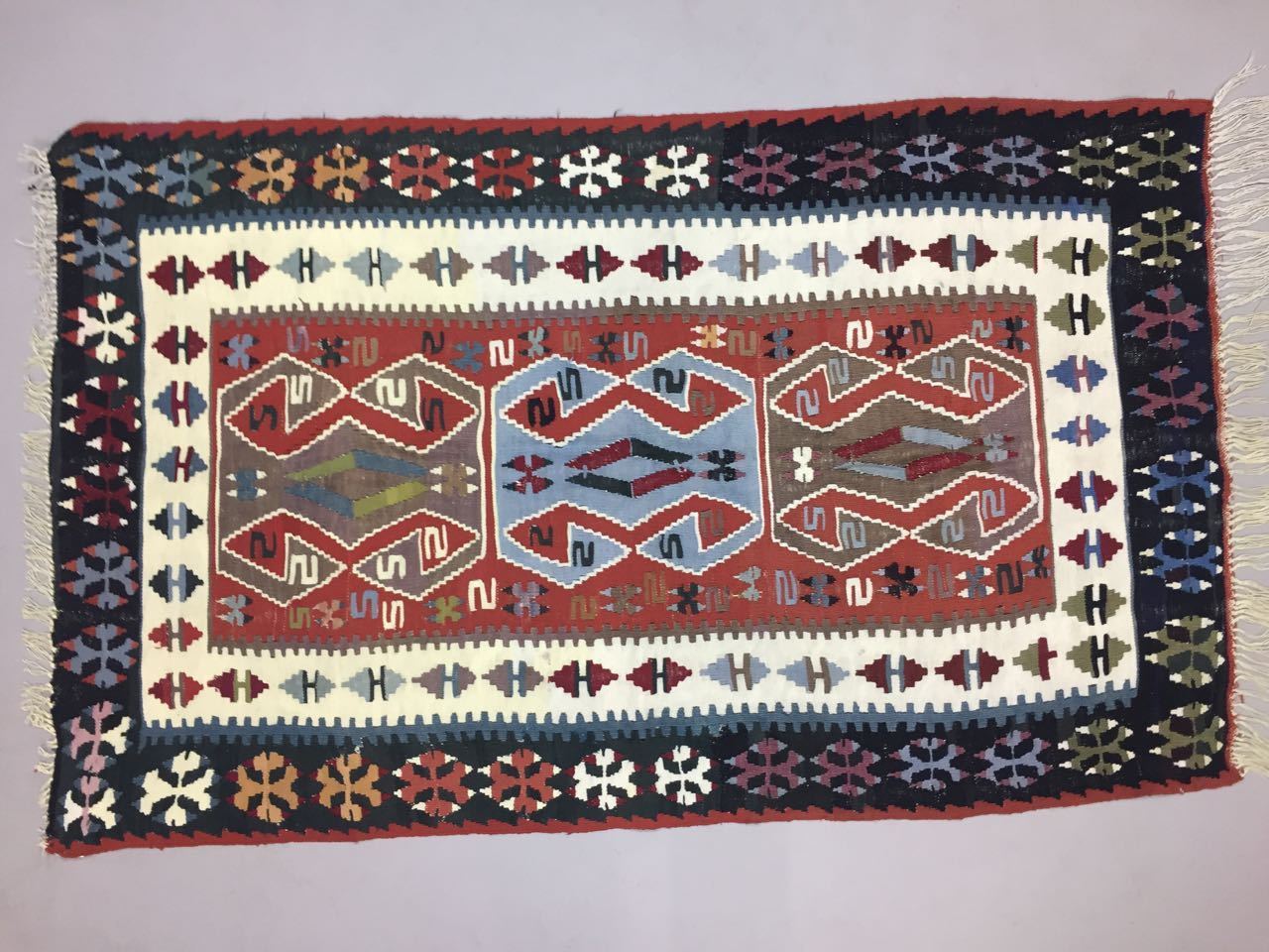 Antique Turkish Moroccan Kilim Rug shabby vintage wool Kelim 165x100cm Medium Antiques:Carpets & Rugs kilimshop.myshopify.com
