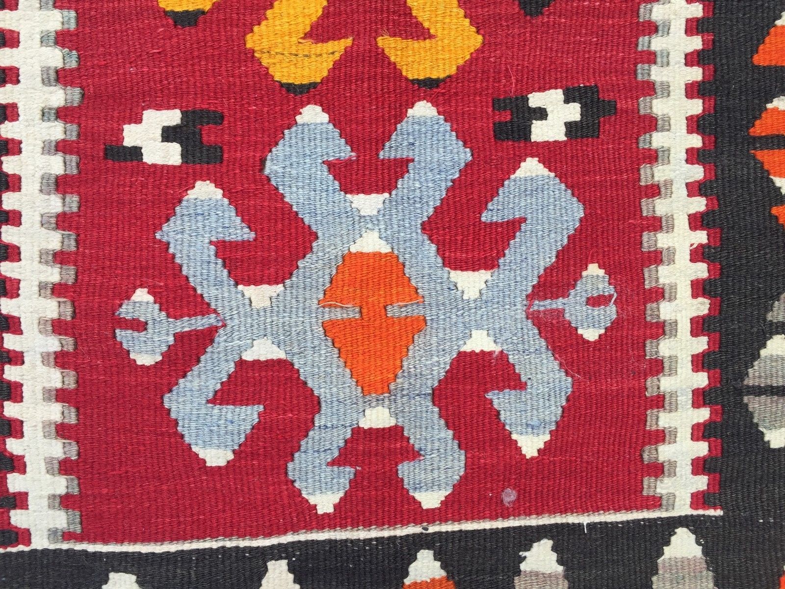 Antique Turkish Kilim Rug shabby vintage old wool country home Kelim 120x79cm Antiques:Carpets & Rugs kilimshop.myshopify.com