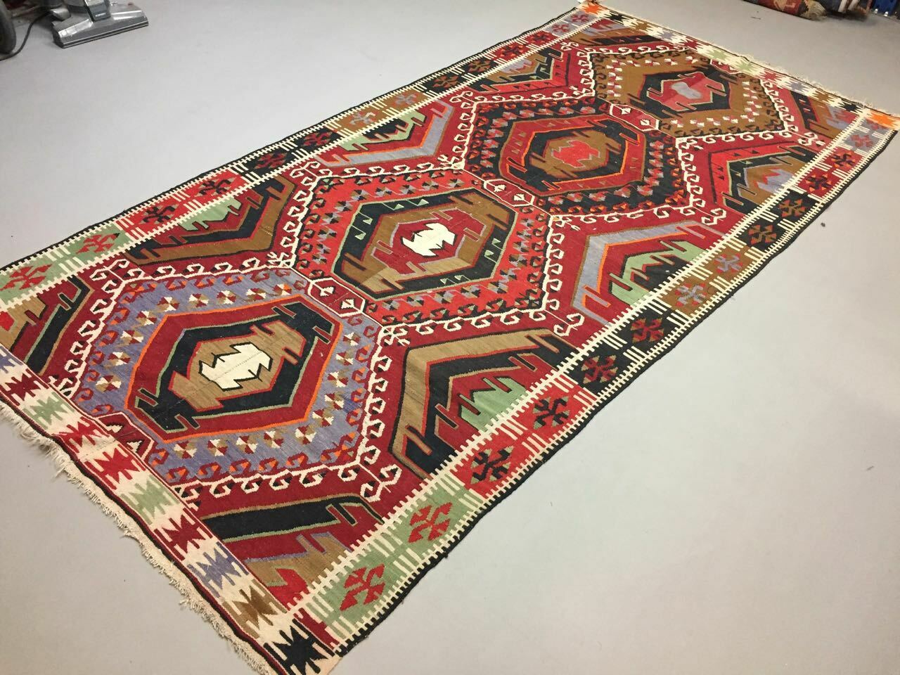 Vintage Turkish Kilim Kelim Rug shabby chic wool,Moroccan boho 315x157 cm Large Antiques:Carpets & Rugs kilimshop.myshopify.com