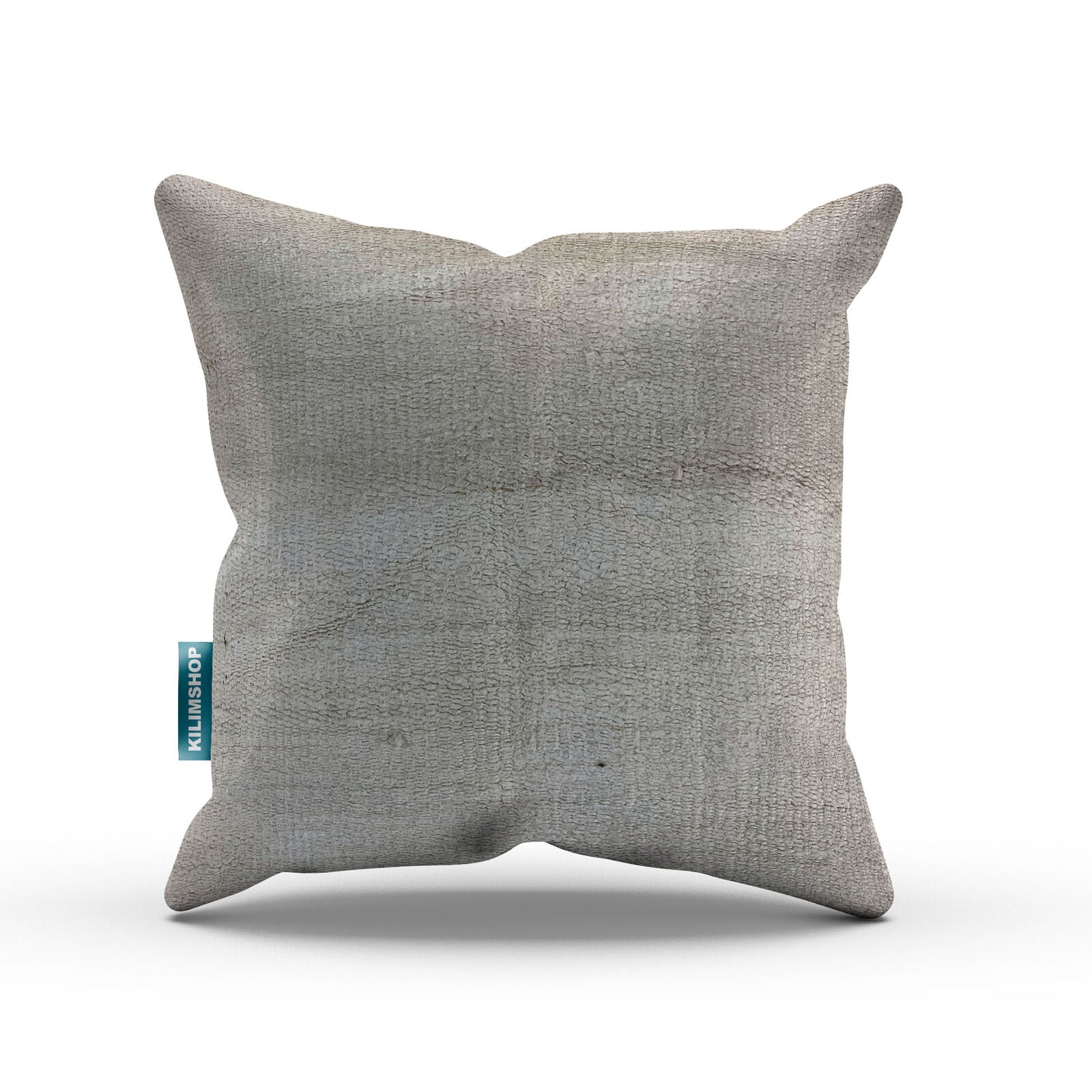 Vintage Kilim Cushion Cover 40x40 cm Square Wool Kelim Pillow Moroccan Decor