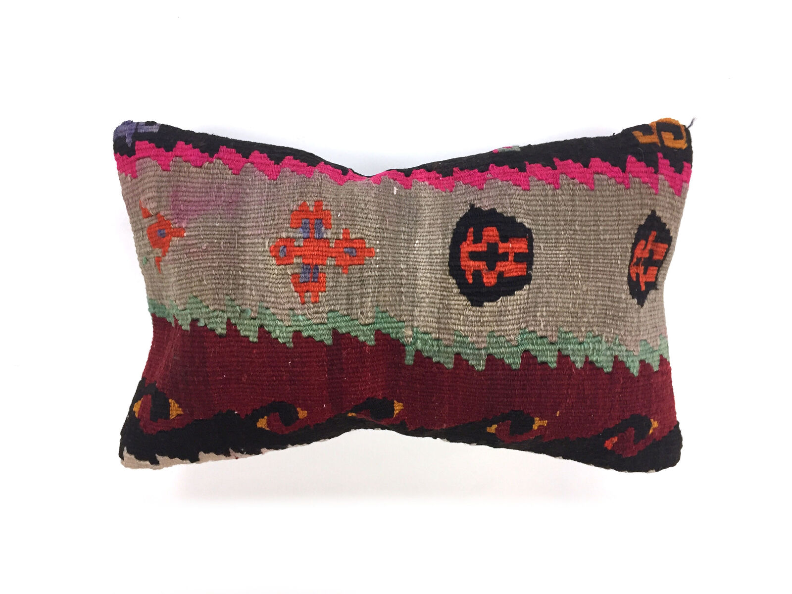 Vintage Wool Turkish Moroccan Colourful Kilim Cushion Covers 50x30 cm Home, Furniture & DIY:Home Decor:Cushions kilimshop.myshopify.com