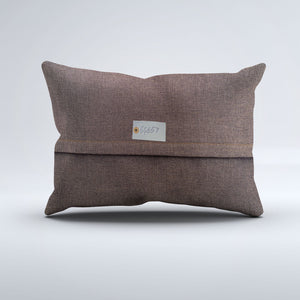 Vintage Turkish Kilim Cushion Cover 60x40 cm Wool Kelim Pillowcase 64657