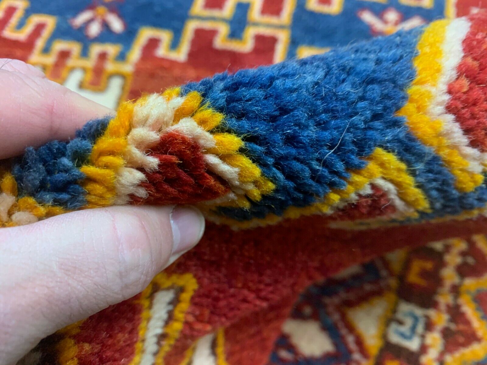 Vintage Moroccan Rug 200x133 cm Tazenacht Berber Atlas, Tribal kilimshop.myshopify.com