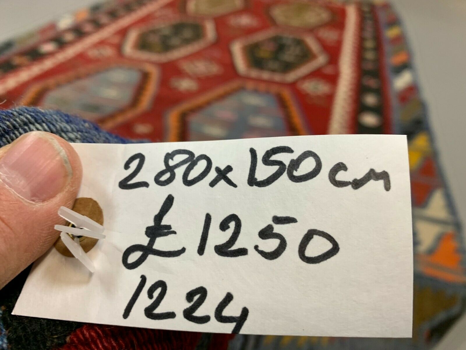 Vintage Turkish Kilim 280x150 cm, Antique Kelim Rug Large Red, Black kilimshop.myshopify.com