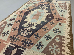 Vintage Turkish Kilim Kelim Rug shabby, country home, boho 145x99 cm medium Antiques:Carpets & Rugs kilimshop.myshopify.com