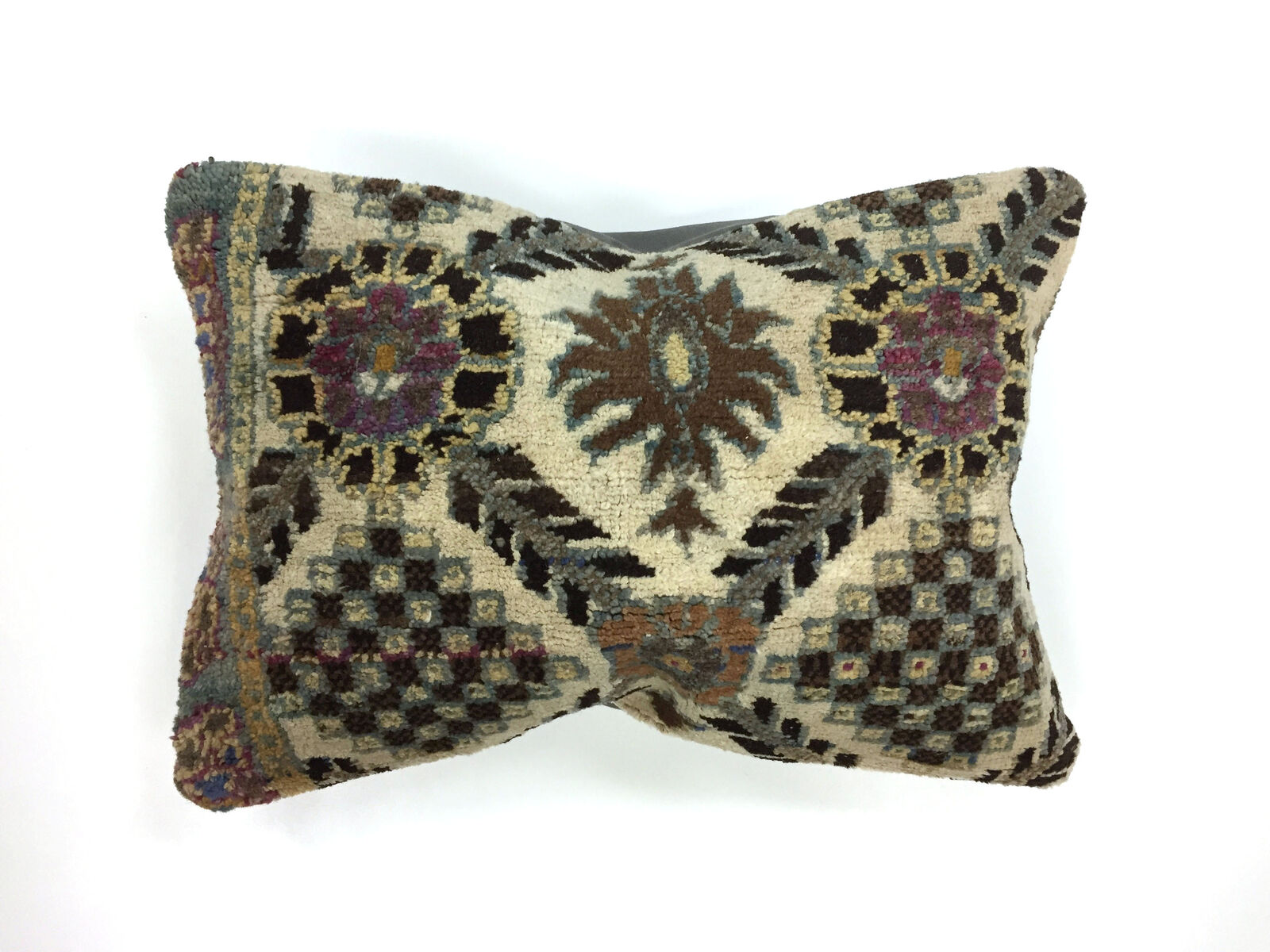 Handmade Carpet Cushion Cover Carpet Pillow 60x40 cm Turkish Moroccan Distressed Home, Furniture & DIY:Home Decor:Cushions kilimshop.myshopify.com