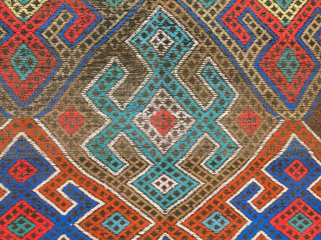 Vintage Turkish Kilim Kelim Rug shabby wool, country home boho 252x153 cm Large Antiques:Carpets & Rugs kilimshop.myshopify.com