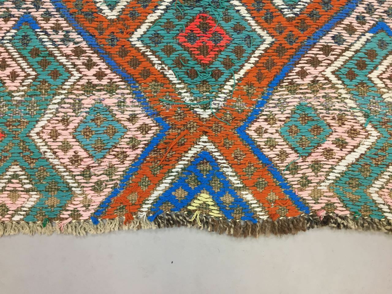 Vintage Turkish Kilim Kelim Rug shabby wool, country home boho 252x153 cm Large Antiques:Carpets & Rugs kilimshop.myshopify.com