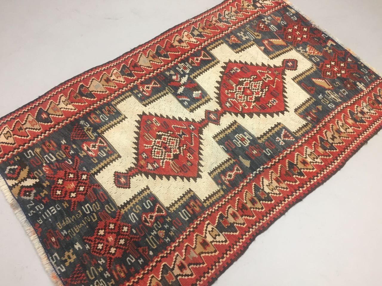 Vintage Turkish Kilim Kelim Rug shabby wool, country home, boho 146x92cm small Antiques:Carpets & Rugs kilimshop.myshopify.com