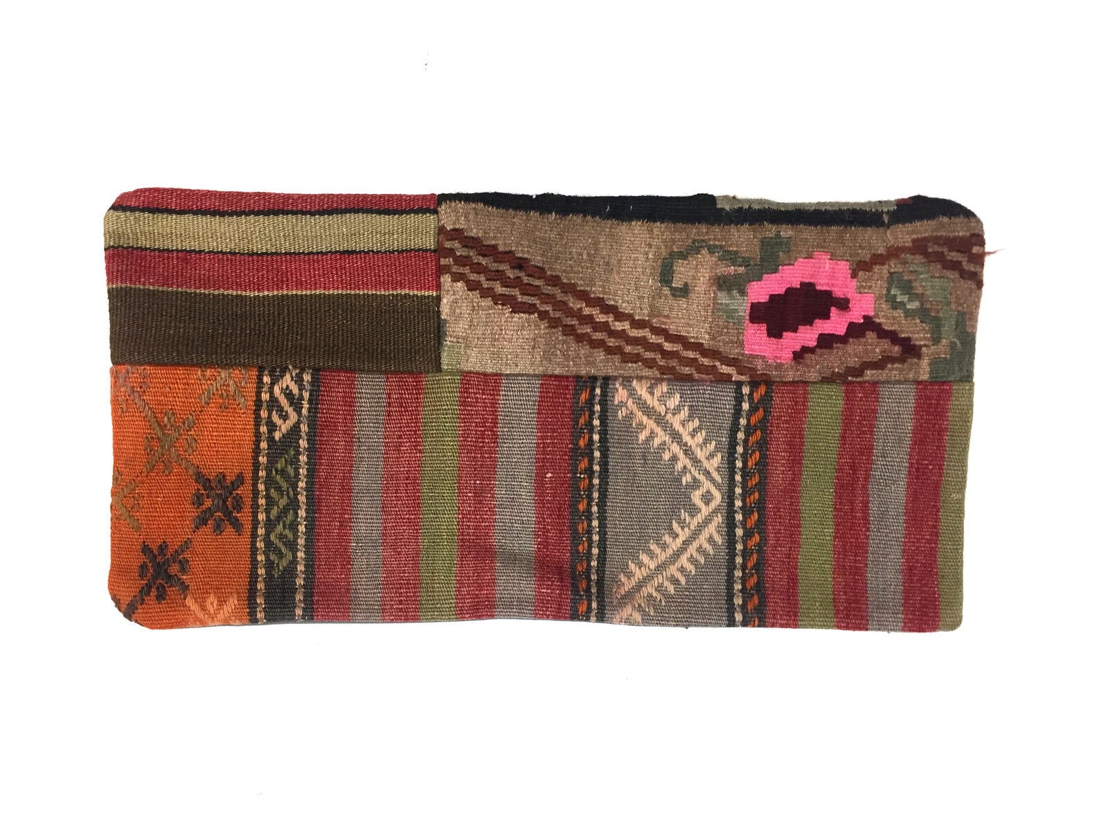 Kilim Pillow Cover 30x60 cm Meditation Bench Cushion Tapis Kelim Teppich Boho