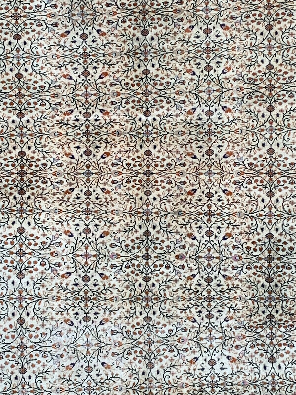 Vintage Turkish Rug 200x290 cm, Tribal Wool Carpet Large